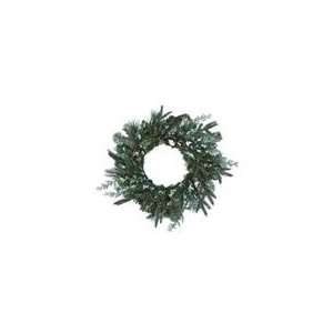   Winter Mixed Pine Artificial Christmas Wreath   Unlit