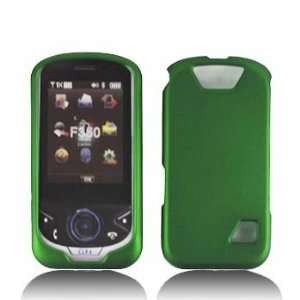   F350 Green Rubberrized HARD Protector Case Cell Phones & Accessories