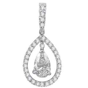  White Gold Diamond Pendant Jewelry