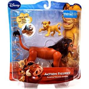 Disney Lion King Exclusive Action Figure Scar Young Simba  Toys 