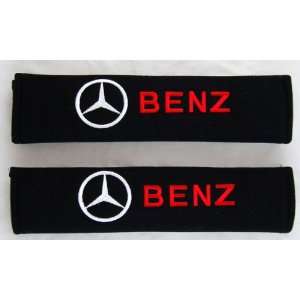  Benz Car Seat Belt Covers Shoulder Pads Pair Automotive