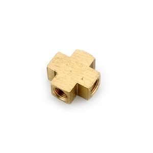 Anderson Metals 06102 08 1/2 Cross Brass Fitting  