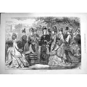  1874 Paris Spring Fashion Ladies Dresses Coats Hats