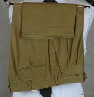 5000 BRIONI Italy Olive Brown Cotton 3 Buttons 40L 40 Suit  