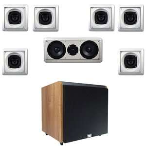   Sound Speakers w/Center Channel/15 Powered Subwoofer Electronics