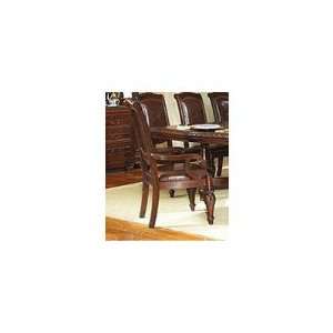   Arm Chair in Multi Step Rich Cherry [Set of 2]