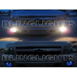  2007 2011 Chevy Avalanche White Halo Fog Lamps Lights 08 