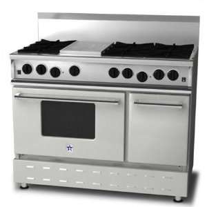   Inch Propane Gas Range With 12 Inch Charbroiler   Stainless Steel