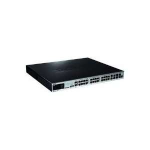  24 Port Layer 3 Gigabit Stackable PoE+ Switch with 4 Combo SFP Ports 