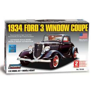 Lindberg 1934 FORD 3 WINDOW COUPE Model Kit 1/32 NEW  