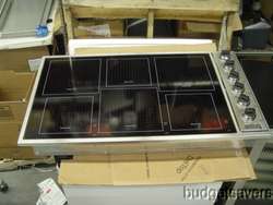   VICU1656BSB 36 Electric Induction 6 Burner Cooktop Black/Stainless