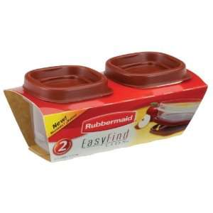  Rubbermaid Easy Find Lids Square 0.5 Cup Food Storage 