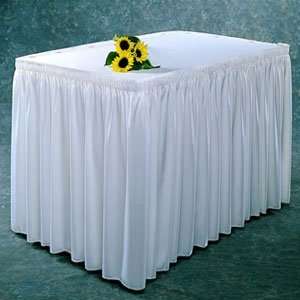  1 Foot 1 Foot White Wholesale Wyndham Table Skirting by Foot 