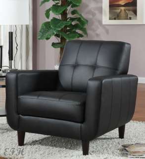 NEW MONROE MODERN BYCAST LEATHER ACCENT CHAIR  