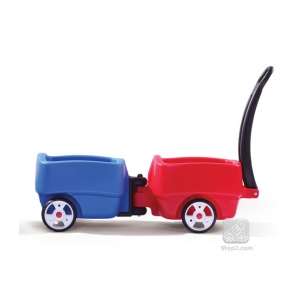 Fun, colorful wagon perfect for multiple child transport. Made in USA 