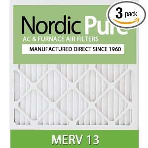   14x24x2M13 3 MERV 13 Pleated Air Condition Furnace Filter, Box of 3