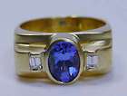 AKKAD Ravishing Tanzanite Ring sz 10 NIB