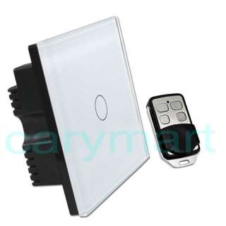 Gang Remote Control Touch Dimmer Wall Light Switch  