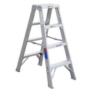  Werner 4 Aluminum Step Ladder T374