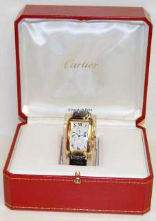Cartier Tank Americaine Chronograph 18k Yellow Gold  
