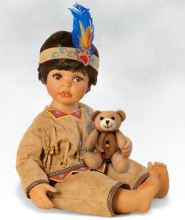 Running Bear   Native American Style Doll by KR  
