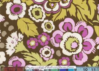 Westminster Fibers Fabric ~ Amy Butler Daisy Chain AB43 Brown Deco 