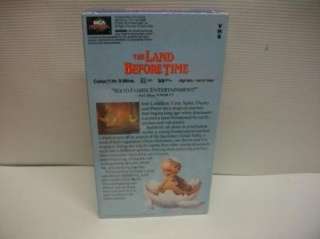 THE LAND BEFORE TIME   kids Dinosaur cartoon VHS video Movie tape 