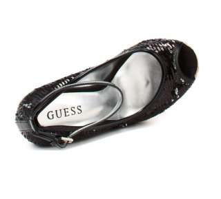 GUESS IDABEL WOMENS ANKLE STRAP PLATFORM SHOES + SIZES  