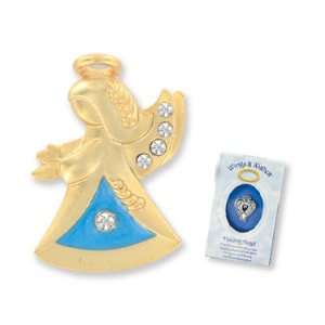    WATCH OVER MY MOM Wings & Wishes Angel Pin 