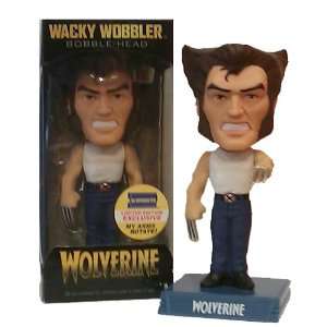 Block Buster Exclusive Blue Jeans Wolverine Wacky Wobbler Bobblehead