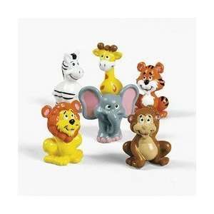  12 Vinyl Zoo Animal Characters Toys & Games