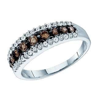   10k White Gold Wedding Anniversary Ring SeaofDiamonds Jewelry