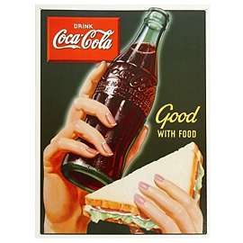 two vintage looking waterslide coca cola decals  IN U.S.A 