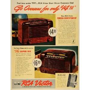 Radio Corp America Logo RCA Victor Radio Vintage Music Player Antique 