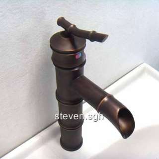Antique Brass Bamboo Bathroom Vessel Sink Faucet 5323F  
