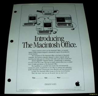 MINT   Apple Lisa(XL) Mac 512K  Macintosh Office Art  