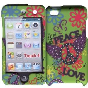  Green Love & Peace Apple ITouch 4, iPod ITouch 4 4th 