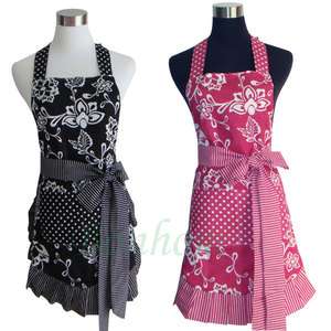 1pc New Womans Flirty Apron for Lady Cooking Kitchen Vintage Design 