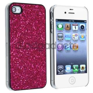   Case+Privacy Film+AC Charger For iPhone 4S 4 4G 4th Generation  
