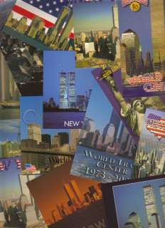 LOTE 24 postales NEW YORK WORLD TRADE CENTER NUEVAS  