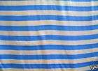 Company Store Jersey Striped Pink/Blue Flat Sheet Queen #0420KC EY67