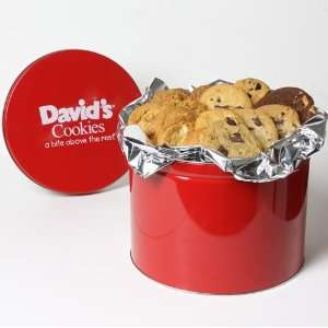Davids Cookies Assorted Fresh Baked Cookies 4 lb. Tin  