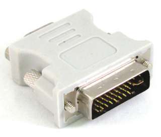 Ati DVI I A/D to VGA Adapter for HDTV LCD Silver Plating