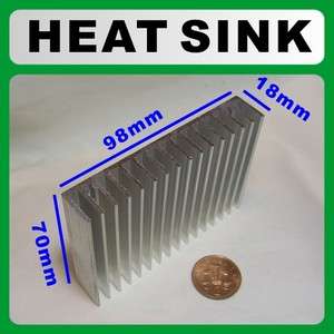   Sink 98mm x 70mm x18mm for DIY Audio Power Amplifier Project  