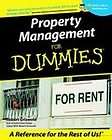 Property Management for Dummies by Robert Griswold (2001, Paperback)