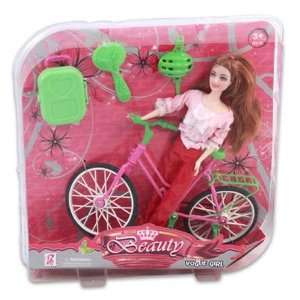  11 Doll with Bike and Accessories Play Set Case Pack 24 