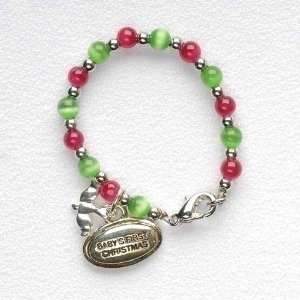  Pack of 24 Babys First Christmas Charm Bracelets