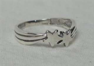 Child Baby Sterling Silver Shooting Star Ring SZ 4 r28  