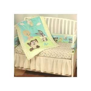    Baby Looney Tunes Nursery 3 Piece Crib Bedding Set Night Owl Baby