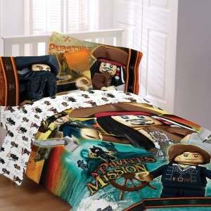 NEW LEGO Pirates of the Caribbean Bedding Twin Comforter  